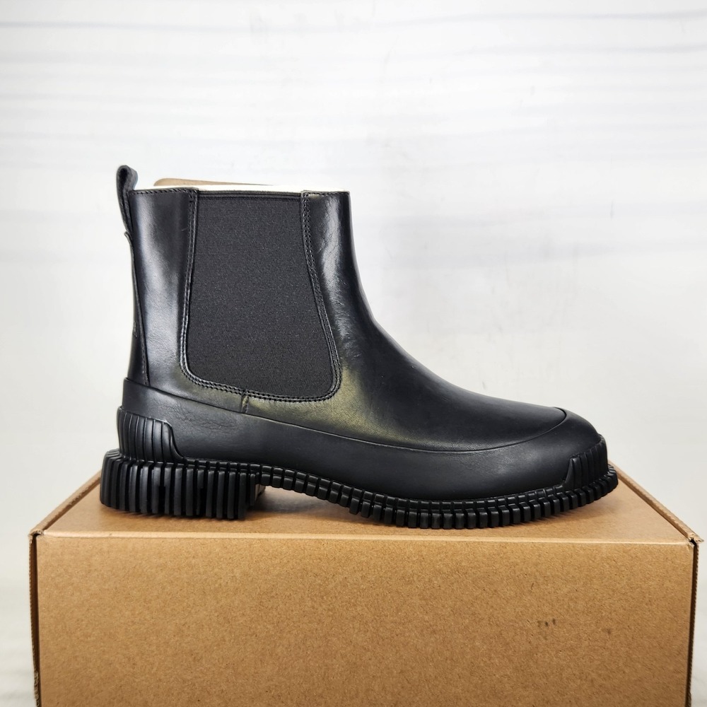 Camper Pix Chelsea Boots Women Size 8.5 Black Leather Lightweight Ankle Boot